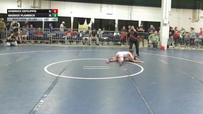 85 lbs Consi Of 16 #2 - Dominick DeFilippis, NJ vs Maddox Plambeck, PA
