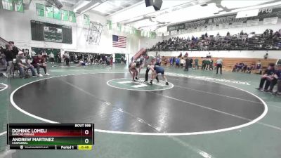 150 lbs Cons. Round 3 - Dominic Lomeli, Rancho Mirage vs Andrew Martinez, Chaparral