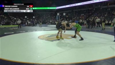 190 lbs Consi Of 32 #2 - Trevor Carrier, Live Oak (NS) vs Brett Williamson, Moorpark (SS)