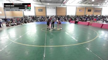 185 lbs 5th Place - Grace Jean, Caribou vs Marisol Almanzar, Greater Lawrence