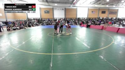 185 lbs 5th Place - Grace Jean, Caribou vs Marisol Almanzar, Greater Lawrence