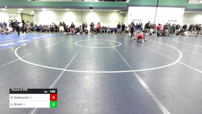 126 lbs Round Of 256 - Aidan Szewczyk, NC vs Jackson Orrell, PA