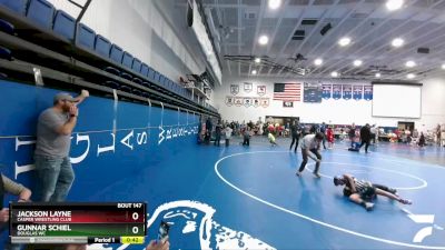 67 lbs Cons. Round 3 - Gunnar Schiel, Douglas WC vs Jackson Layne, Casper Wrestling Club