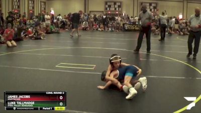 50 lbs Cons. Round 2 - James Jacobs, Unattached vs Luke Tallmadge, Steel Valley Renegades