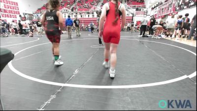 130 lbs Rr Rnd 1 - Katie Burrows, Lexington Wrestling Club vs Jaelee Jo Baca, Cowboy Wrestling Club