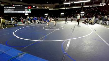 Girls 125 lbs Champ. Round 1 - Kaylee Jadin, McNary vs Hazel Nielsen, Vashon Island (Girls)