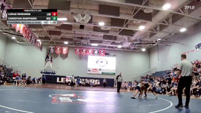 157 lbs Placement Matches (8 Team) - Lukas Edwards, Lewisburg vs Christian Shepherd, Desoto Central