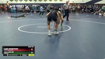 150 lbs Champ. Round 2 - Gio Kaplan, Aurora vs Luke Koprowski, North Royalton