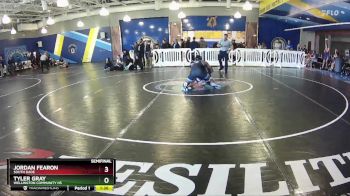 138 White Semifinal - Tyler Gray, Wellington Community Hs vs Jordan Fearon, South Dade