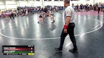 132 lbs Round 6 (16 Team) - Noah Aubert, Brawlers Elite vs COLIN TROYER, Indiana Smackdown Gold