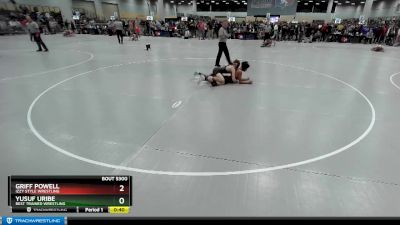120 lbs Cons. Round 8 - Griff Powell, Izzy Style Wrestling vs Yusuf Uribe, Best Trained Wrestling