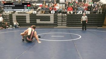 144 lbs 2nd Wrestleback (16 Team) - Carter Brock, Sonoraville vs Trey Silva, Franklin County
