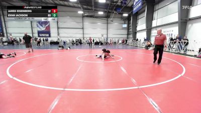132 lbs Consi Of 32 #2 - Jared Eisenberg, NY vs Evan Jackson, MD