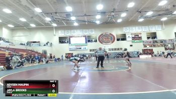 152 lbs Champ. Round 3 - Adysen Maupin, Vale vs Jayla Brooks, Eagle