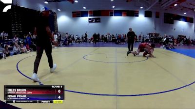 135/160 Round 3 - Miles Bruin, Grizzly Wrestling Club vs Noah Prahl, NOVA Wrestling Club