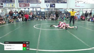 120 lbs Round 3 - Devin Hensley, West Virginia Wild vs Linkin Andrick, Olympia