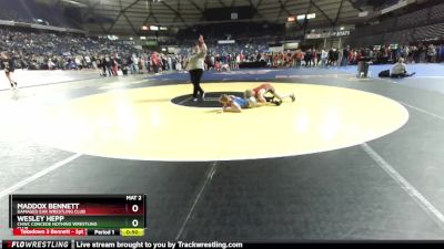 120 lbs Cons. Round 5 - Wesley Hepp, CNWC Concede Nothing Wrestling Club vs Maddox Bennett, Damaged Ear Wrestling Club