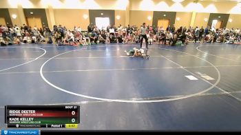 42 lbs Semifinal - Kade Kelley, Warrior Wrestling Club vs Ridge Deeter, Northside Wrestling Club