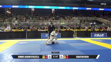 Sebastian Rocha vs Dominic Jackson Strazzella 2025 Pan Kids Jiu-Jitsu IBJJF Championship