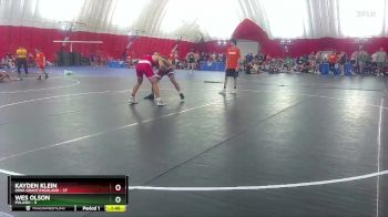 215 lbs Round 3 (6 Team) - Wes Olson, Pulaski vs Kayden Klein, Iowa Grant/Highland