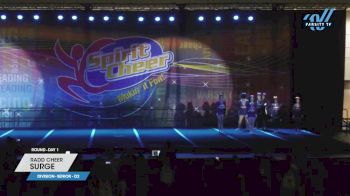 RADD Cheer - Surge [2023 L4.2 Senior - D2 Day 1] 2023 Spirit Cheer Dance Grand Nationals & Cheer Nationals