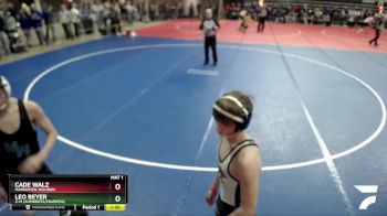 120 lbs Cons. Round 2 - Cade Walz, Mahnomen-Waubun vs Leo Beyer, Z-M (Zumbrota/Mazeppa)