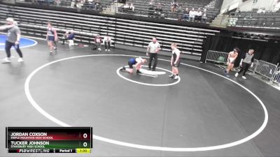 178 lbs Cons. Round 5 - Jordan Coxson, Maple Mountain High School vs Tucker Johnson, Stansbury High School