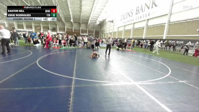 62 lbs Champ. Round 1 - Krue Rodrigues, Team Prestige Wrestling vs Easton Hill, RWC- Roy Wrestling Club