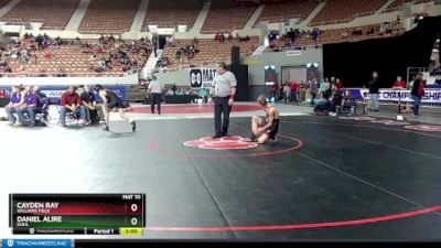 D2-106 lbs Quarterfinal - Daniel Alire, Kofa vs Cayden Ray, Williams Field