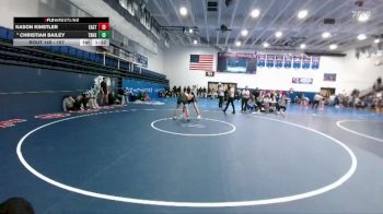 157 lbs Champ. Round 2 - Christian Bailey, Thunder Basin High School vs Kason Kinstler, Cheyenne East