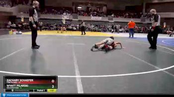 115 lbs Finals (8 Team) - Wyatt Pilarski, Holdingford vs Zachary Schaefer, Pine Island