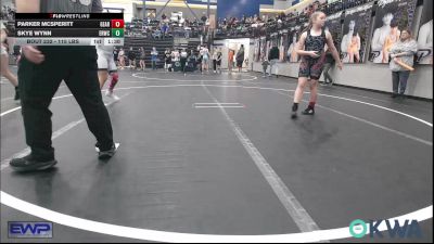 115 lbs Rr Rnd 2 - Parker McSperitt, Geary vs Skye Wynn, El Reno Wrestling Club