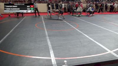 135_B lbs Consi Of 8 #1 - Thayer Ebert, Northampton vs Verik Kleinhaus, Penn Manor