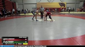 184 lbs Champ. Round 1 - Logan Andeway, Coe vs Dylan Meiners, St. Ambrose University