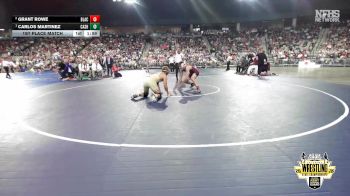 B3A-175 lbs 1st Place Match - Carlos Martinez, Cashion vs Grant Rowe, Blackwell