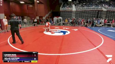 138 lbs Round 2 - Caysen Ross, Tri-State Grapplers vs Nolan Aultman, Camel Kids Wrestling