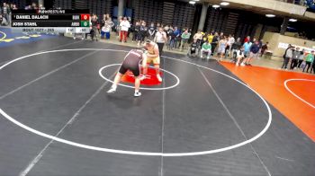 285 lbs Semifinal - Daniel Dalach, Unattached vs Josh Stahl, Unattached