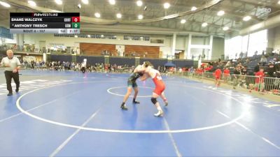 157 lbs Champ. Round 1 - Shane Walczyk, Cortland vs Anthony Tresch, USMAPS
