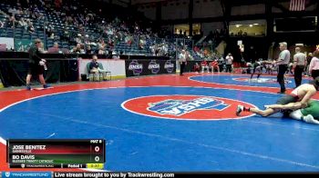 6A-165 lbs Cons. Round 2 - Bo Davis, Blessed Trinity Catholic vs Jose Benitez, Gainesville