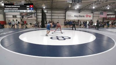 65 kg Cons. Rd Of 32 - Ethan Uhorchuk, Regional Training Center South vs Karstyn Lhotak, Wolves Wrestling Club