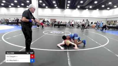 150 lbs C-4 - Hunter Feagan, Nc vs Brieon Mayfield, Nc