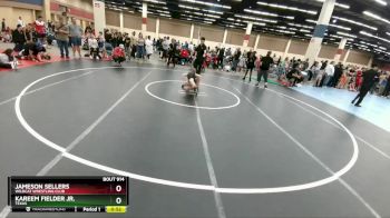 90-95 lbs Round 3 - Jameson Sellers, Wildcat Wrestling Club vs Kareem Fielder Jr., Texas