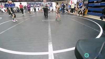 55 lbs Round Of 16 - Noah Brooks, Duncan Demons vs Myles Wolf Gibson, Standfast OKC