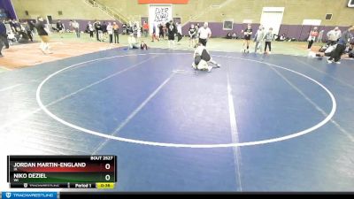 170 lbs Cons. Round 4 - Niko DeZiel, WI vs Jordan Martin-England, IA