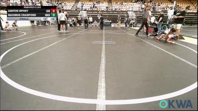 60 lbs Final - Ashton Spivey, Lions Wrestling Academy vs Maximus Crawford, Southmoore SaberCats Wrestling