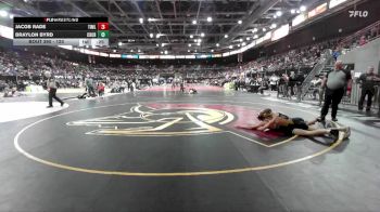 120 lbs Cons. Round 1 - Jacob Rade, Timberlake vs Braylon Byrd, Churchill County