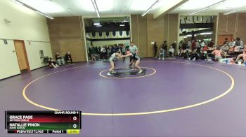 125lbs Champ. Round 4 - Grace Page, Skyview (Girls) vs Natallie Pinon, Davis (Girls)