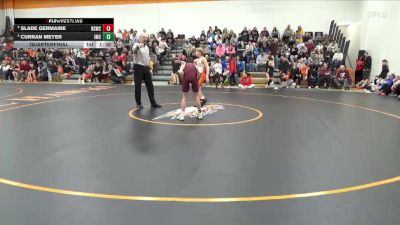 90 lbs Quarterfinal - Slade Germaine, Big Game Wrestling Club vs Curran Meyer, Indee Mat Club