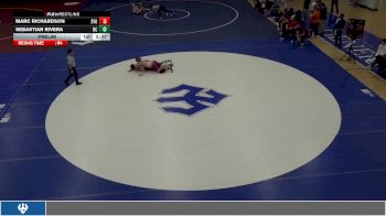 285 lbs Prelim - Marc Richardson, Southern Virginia University vs Sebastian Rivera, Roanoke College