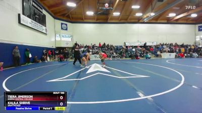 160 lbs Semifinal - Kalila Shrive, Unattached vs Tiera Jimerson, North Central College